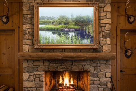 Image of Exquisite Pastoral Landscape Wallpaper Murals, Custom Sizes Available