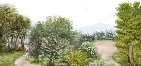 Image of Exquisite Pastoral Landscape Wallpaper Murals, Custom Sizes Available