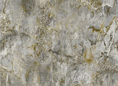 Image of Gold/Gray Marble Wallpaper Mural, Custom Sizes Available