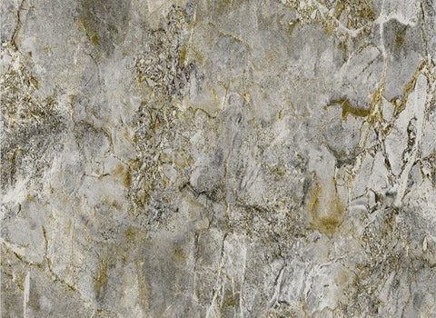 Image of Papel pintado de mármol dorado/gris, tamaños personalizados disponibles