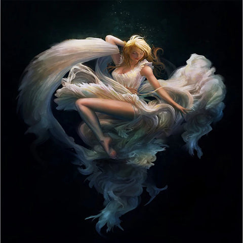 Image of Beautiful Classical Women Wallpaper Murals, Custom Sizes Available