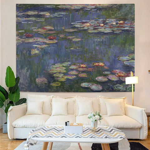 Image of Enchanting Waterlilies by Claude Monet, Multiple Sizes Available, Free Shipping!