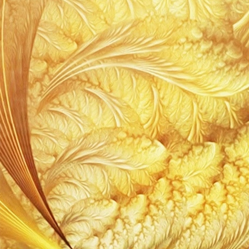 Golden Abstract Aura Background Wallpaper Mural, Custom Sizes Available