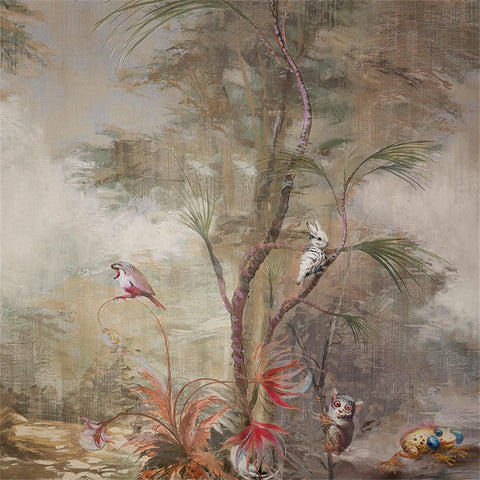 Image of Two Beautiful Tropical Landscape Wallpaper Murals, Custom Sizes Available