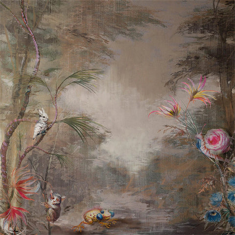 Image of Two Beautiful Tropical Landscape Wallpaper Murals, Custom Sizes Available