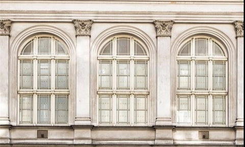 Image of Beautiful Decorative Windows Wallpaper Mural, Custom Sizes Available