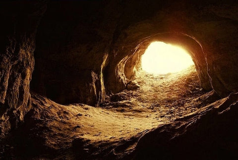 Image of Light at the End of the Tunnel Wallpaper Mural, Custom Sizes Available