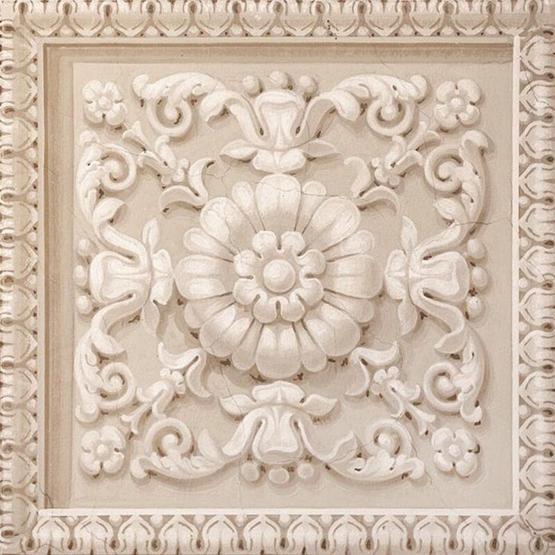 3D Stone Carving Ceiling Wallpaper Mural, Custom Sizes Available Ceiling Murals Maughon's