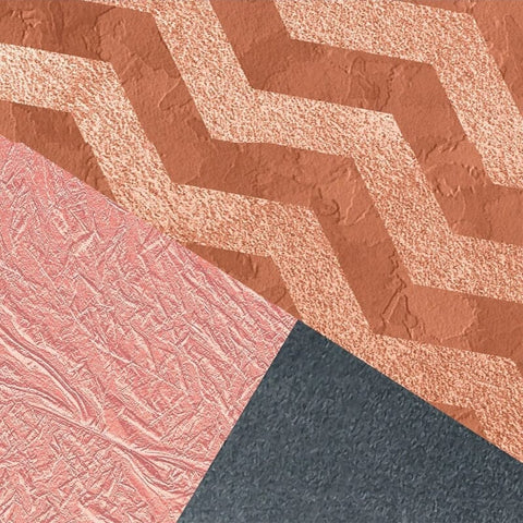 Image of Abstract Geometric Orange Wllpaper Mural, Custom Sizes Available Wall Murals Maughon's