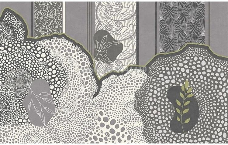 Abstract Gray Bubbles Wallpaper Mural, Custom Sizes Available Maughon's