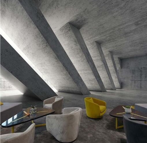 Abstract Industrial Concrete Wallpaper Mural, Custom Sizes Available Household-Wallpaper Maughon's