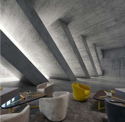 Image of Abstract Industrial Concrete Wallpaper Mural, Custom Sizes Available Household-Wallpaper Maughon's