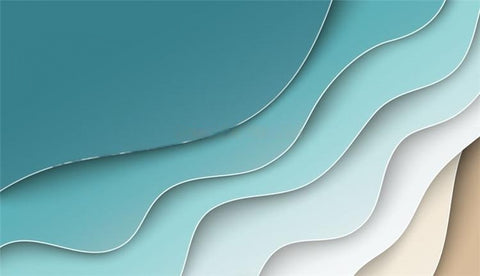 Image of Abstract Line Geometric Pattern Wallpaper Mural, Custom Sizes Available