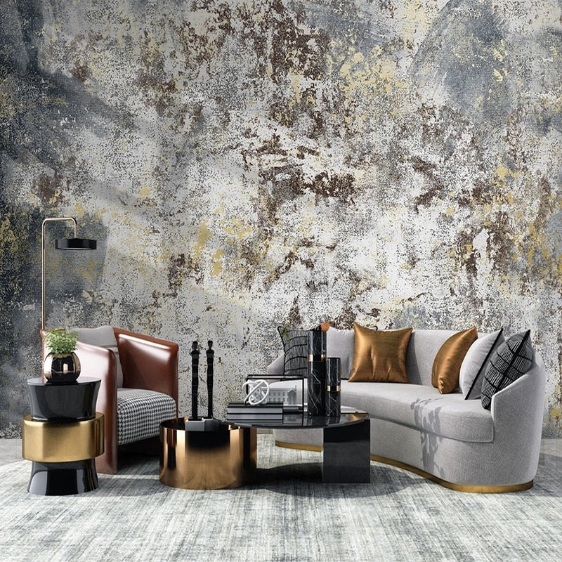 Abstract Mottled Cement Wallpaper Mural, Custom Sizes Available Wall Murals Maughon's Waterproof Canvas