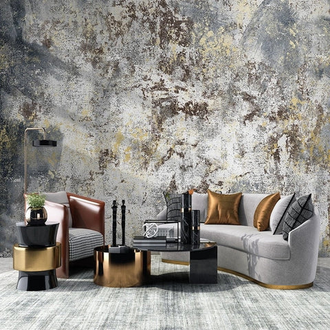 Image of Abstract Mottled Cement Wallpaper Mural, Custom Sizes Available Wall Murals Maughon's Waterproof Canvas