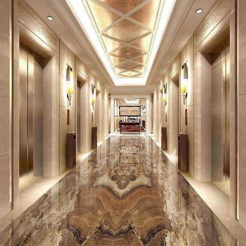 Image of Amazing Burled Wood Floor Mural, Custom Sizes Available Floor Murals Maughon's