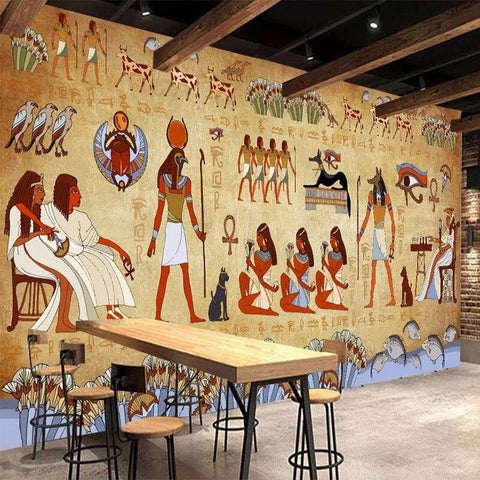 Image of Ancient Egyptian Wallpaper Mural, Custom Sizes Available Household-Wallpaper Maughon's