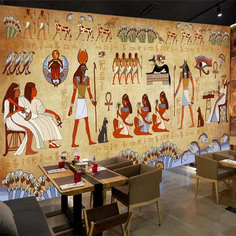 Ancient Egyptian Wallpaper Mural, Custom Sizes Available Household-Wallpaper Maughon's