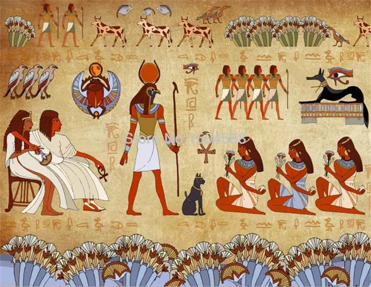 Ancient Egyptian Wallpaper Mural, Custom Sizes Available Household-Wallpaper Maughon's