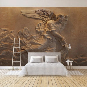 Angel Relifef Wallpaper Mural, Custom Sizes Available Wall Murals Maughon's Waterproof Canvas 