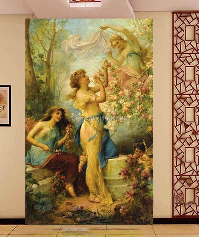 Image of Angels Wallpaper Mural, Custom Sizes Available Maughon's