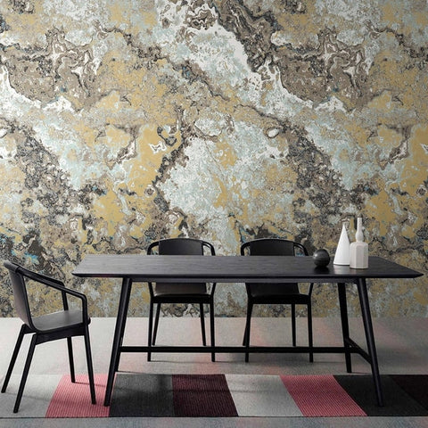 Image of Awesome Tan and Brown Marble Wallpaper Mural, Custom Sizes Available Wall Murals Maughon's Waterproof Canvas