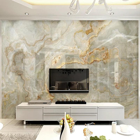 Image of Beautiful Brown, Gray and Tan Marble Wallpaper Mural, Custom Sizes Available Household-Wallpaper Maughon's