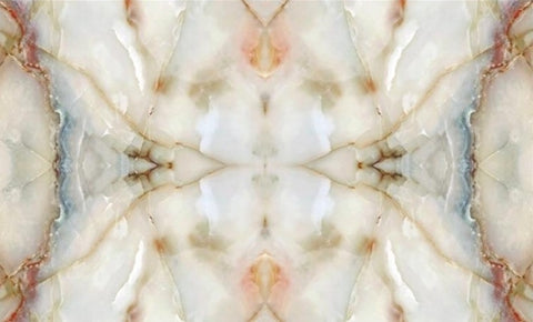 Image of Beautiful Pink, White, Gray and White Marble Wallpaper Mural, Custom Sizes Available