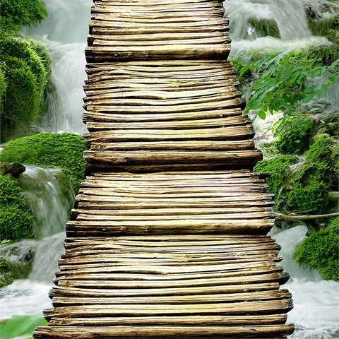 Image of Boardwalk Over Water Floor Mural, Custom Sizes Available Floor Murals Maughon's