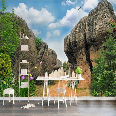 Image of Boulder Path Wallpaper Mural, Custom Sizes Available Wall Murals Maughon's