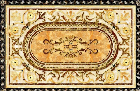 Image of Brown and Tan Marble Floor Mural, Custom Sizes Available Wall Murals Maughon's 