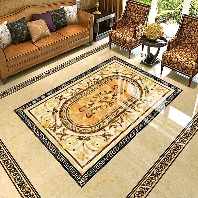 Brown and Tan Marble Floor Mural, Custom Sizes Available Wall Murals Maughon's