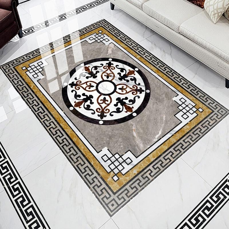 Brown and Tan Rug Self Adhesive Floor Mural, Custom Sizes Available Maughon's