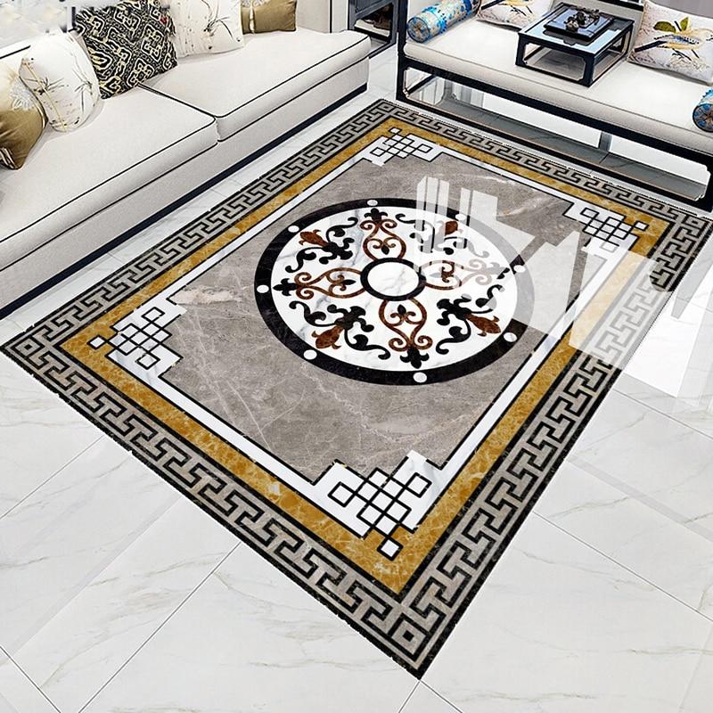 Brown and Tan Rug Self Adhesive Floor Mural, Custom Sizes Available Maughon's