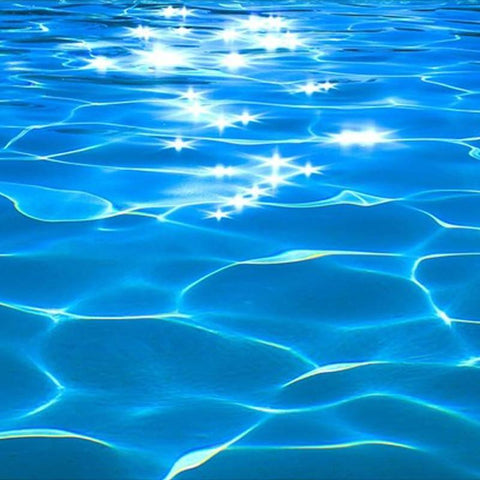 Image of Calm and Sparkling Water Self Adhesive Floor Mural, Custom Sizes Available Household-Wallpaper-Floor Maughon's