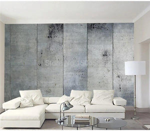 Cement Wall Panels Wallpaper Mural, Custom Sizes Available