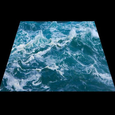 Image of Choppy Ocean Self Adhesive Floor Mural, Custom Sizes Available Household-Wallpaper-Floor Maughon's