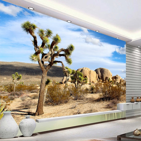 Image of Desert Landscape Wallpaper Mural, Custom Sizes Available Wall Murals Maughon's
