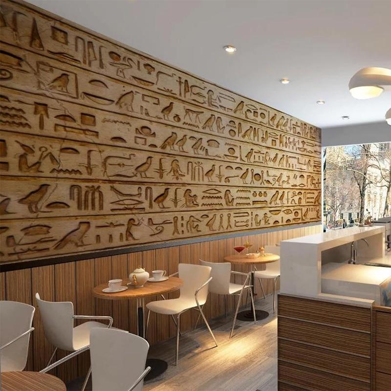 Egyptian Hieroglyphs Wallpaper Mural, Custom Sizes Available Maughon's