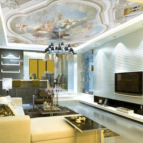 Image of European Classical Painting Ceiling Mural, Custom Sizes Available Ceiling Murals Maughon's