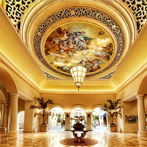 Image of European Classical Religious Oil Painting Ceiling Mural, Custom Sizes Available Ceiling Murals Maughon's