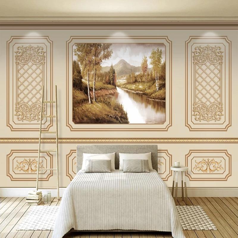 European Style Wall Panel Wallpaper Mural Household-Wallpaper Maughon's