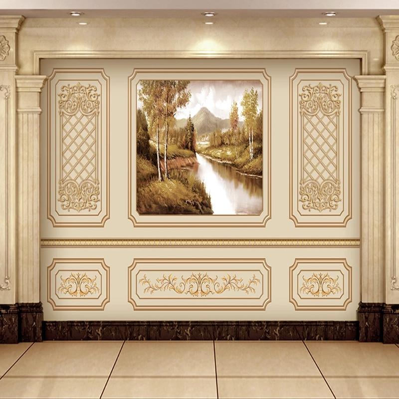 European Style Wall Panel Wallpaper Mural Household-Wallpaper Maughon's