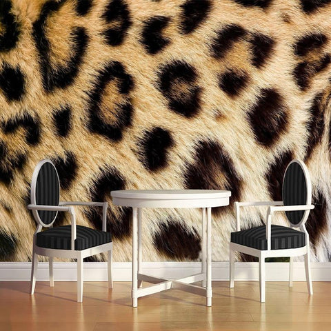 Image of Exotic Leopard Print Wallpaper Mural, Custom Sizes Available Maughon's