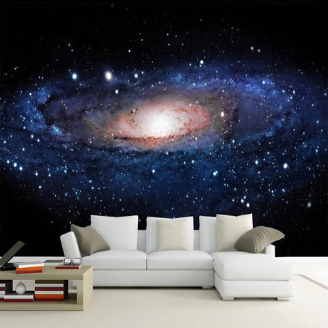 Image of Fantasy Galaxy Wallpaper Mural, Custom Sizes Available Wall Murals Maughon's Waterproof Canvas