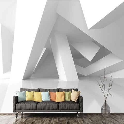 Image of Geometric Space Wallpaper Mural, Custom Sizes Available Household-Wallpaper Maughon's