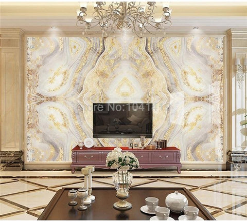 Image of Golden Marble Butterflied Wallpaper Mural, Custom Sizes Available Maughon's 