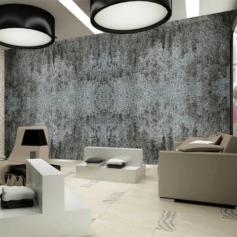 Image of Gray Distressed Concrete Wallpaper Mural, Custom Sizes Available Wall Murals Maughon's