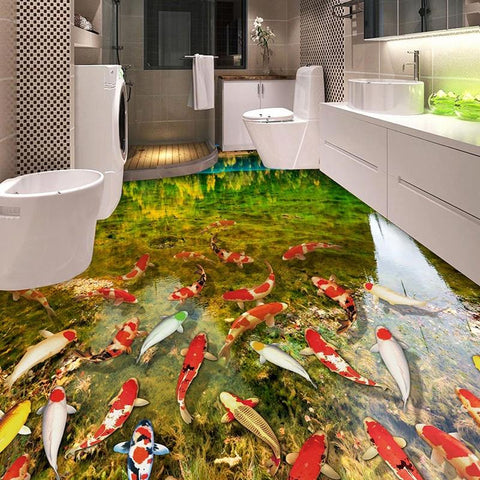 Image of Lake Fish Wallpaper Mural, Custom Sizes Available Maughon's