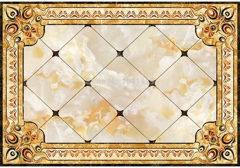 Image of Marble Design Self Adhesive Floor Mural, Custom Sizing Available Maughon's